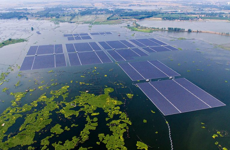 Adding floating solar panels to bodies of water