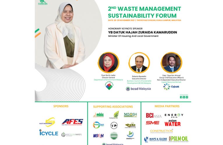 2ND Waste Management Sustainability Forum 2021 To Be Held in Kuala Lumpur This September