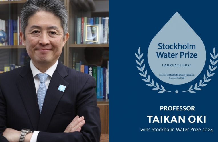 Hydrologist Taikan Oki Wins the 2024 Stockholm Water Prize