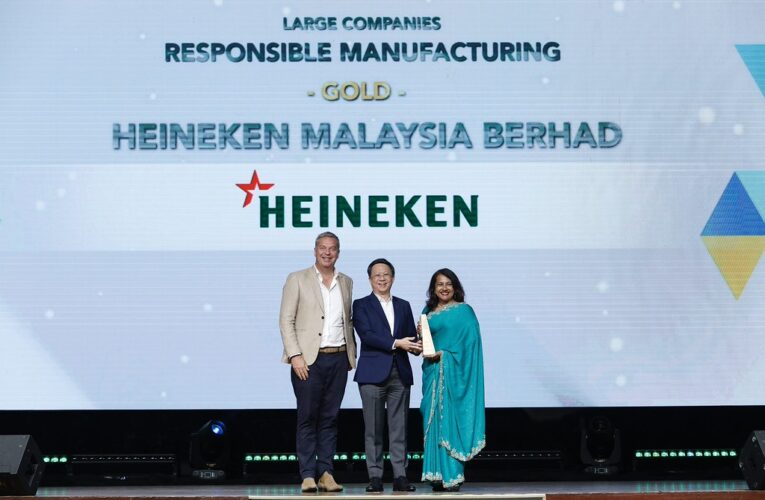 HEINEKEN Malaysia Wins Two Golds for Responsible Manufacturing and Water Stewardship